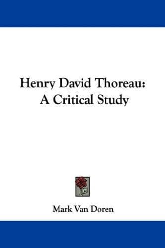 Tapa de Henry David Thoreau