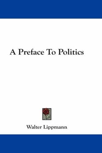Tapa de A Preface To Politics