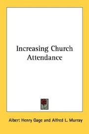 Tapa de Increasing church attendance
