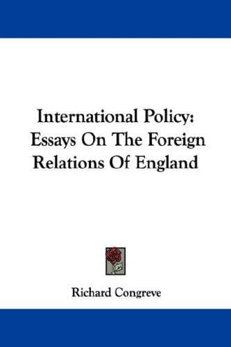 Tapa de International Policy