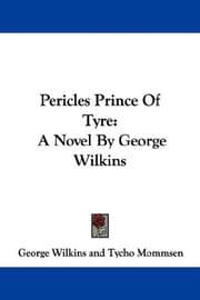 Tapa de Pericles Prince Of Tyre