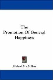 Tapa de The Promotion Of General Happiness