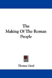 Tapa de The making of the Roman people