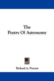 Tapa de The Poetry Of Astronomy