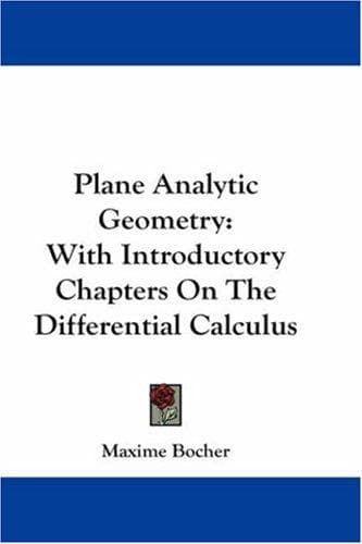 Tapa de Plane Analytic Geometry
