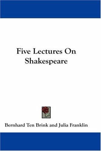 Tapa de Five Lectures On Shakespeare