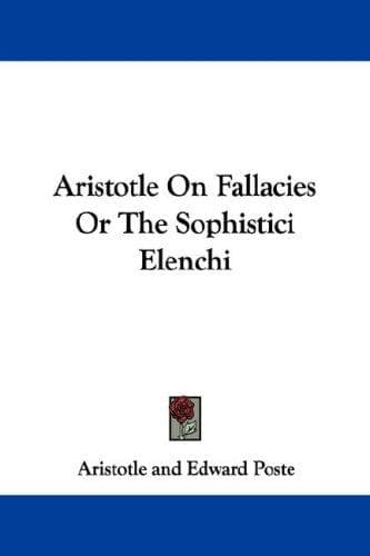 Tapa de Aristotle On Fallacies Or The Sophistici Elenchi