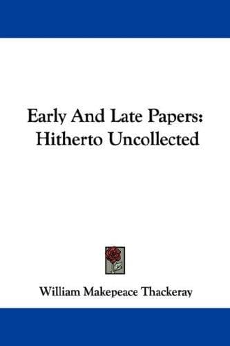 Tapa de Early And Late Papers