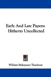 Tapa de Early And Late Papers