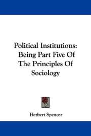 Tapa de Political Institutions