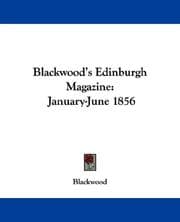 Tapa de Blackwood's Edinburgh Magazine