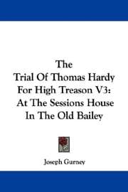 Tapa de The Trial Of Thomas Hardy For High Treason V3