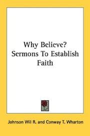 Tapa de Why Believe? Sermons To Establish Faith