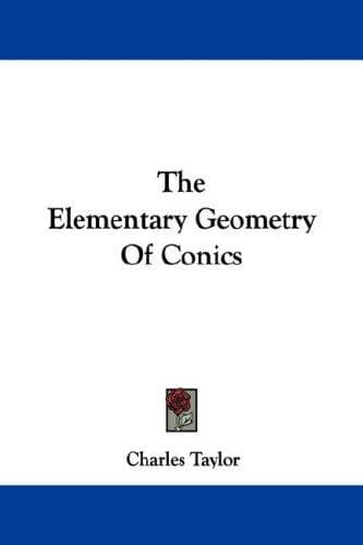 Tapa de The Elementary Geometry Of Conics