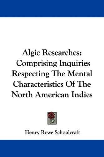 Tapa de Algic Researches
