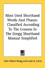 Tapa de Most Used Shorthand Words And Phases