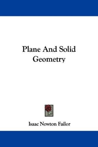 Tapa de Plane And Solid Geometry