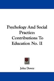 Tapa de Psychology and social practice