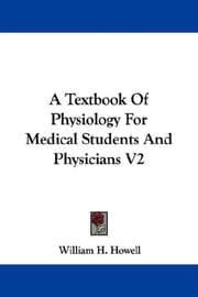 Tapa de A Textbook Of Physiology For Medical Students And Physicians V2