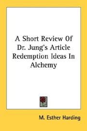 Tapa de A Short Review Of Dr. Jung's Article Redemption Ideas In Alchemy