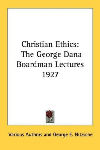 Tapa de Christian Ethics