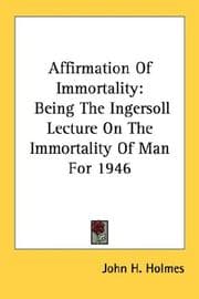 Tapa de Affirmation Of Immortality