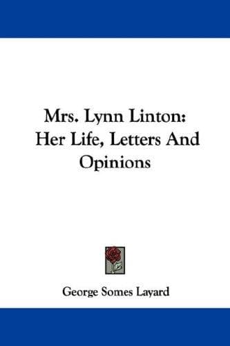 Tapa de Mrs. Lynn Linton