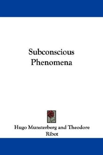 Tapa de Subconscious Phenomena