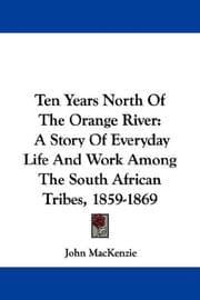 Tapa de Ten Years North Of The Orange River