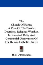 Tapa de The Church Of Rome