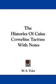Tapa de The Histories Of Caius Cornelius Tacitus