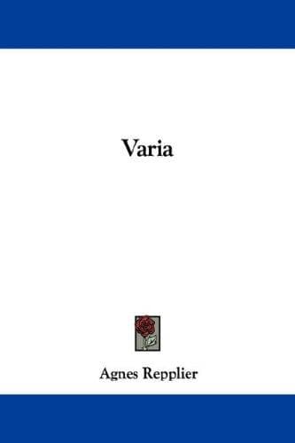 Tapa de Varia