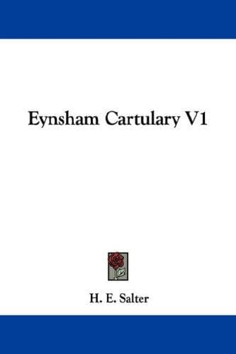 Tapa de Eynsham Cartulary V1