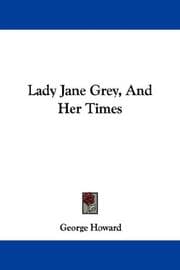 Tapa de Lady Jane Grey, And Her Times