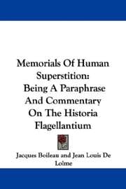 Tapa de Memorials Of Human Superstition