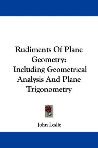 Tapa de Rudiments Of Plane Geometry