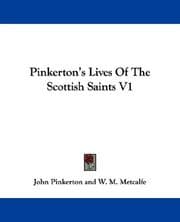 Tapa de Pinkerton's Lives Of The Scottish Saints V1