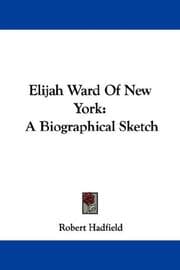 Tapa de Elijah Ward Of New York