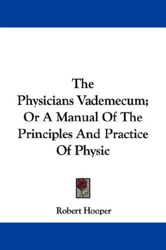 Tapa de The physician's vademecum