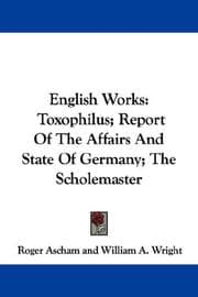 Tapa de English works