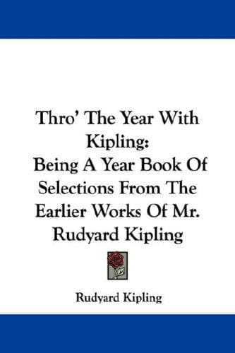 Tapa de Thro' The Year With Kipling