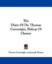 Tapa de The Diary Of Dr. Thomas Cartwright, Bishop Of Chester