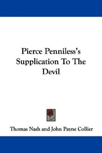 Tapa de Pierce Penniless's Supplication To The Devil