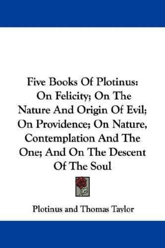 Tapa de Five books of Plotinus