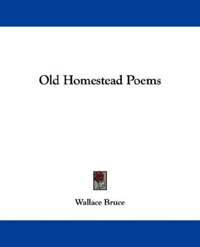Tapa de Old Homestead Poems