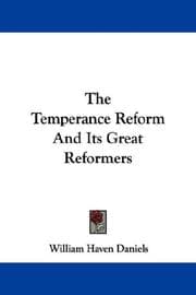 Tapa de The temperance reform and its great reformers