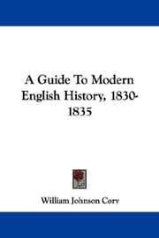 Tapa de A Guide To Modern English History, 1830-1835