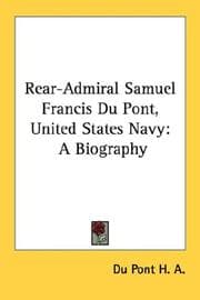 Tapa de Rear-Admiral Samuel Francis Du Pont, United States Navy