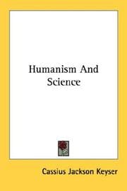 Tapa de Humanism And Science
