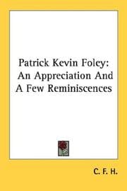 Tapa de Patrick Kevin Foley
